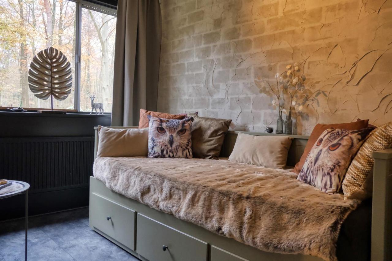 Lodge In Een Bosrijke Omgeving Met Hottub & Sauna Opt Rheezerveen Екстериор снимка